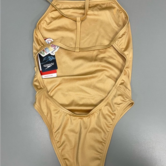 Speedo Solid T-Back 1 PC Swimsuit - Picture 4 of 9